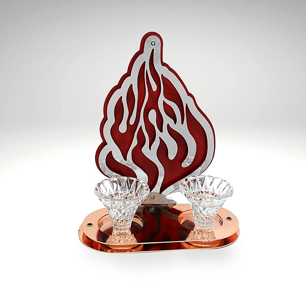 מעמד פמוטים יוקרתי מדגם "האש שלי"