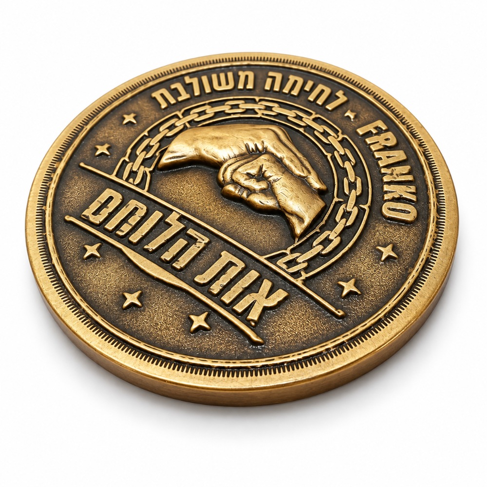 מטבע יצוק ממתכת בהתאמה אישית לאירגונים